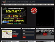 Tablet Screenshot of indoorkartingantwerpen.be